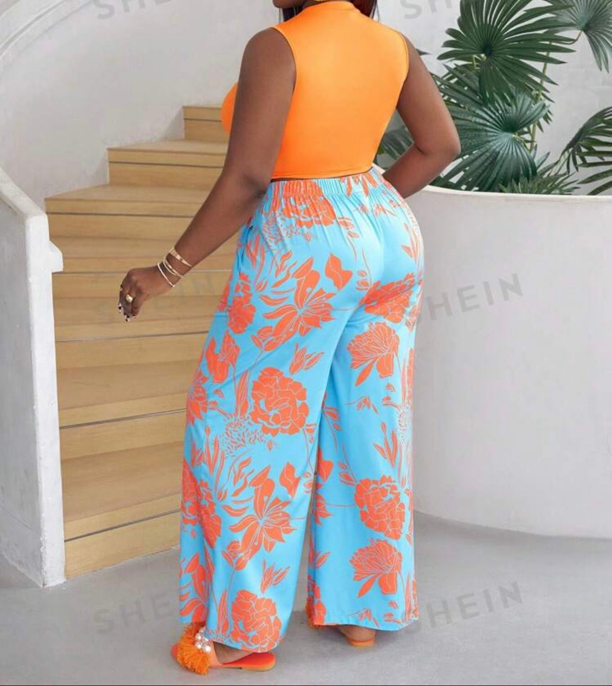 2 Piece Plus Sized Pants Set